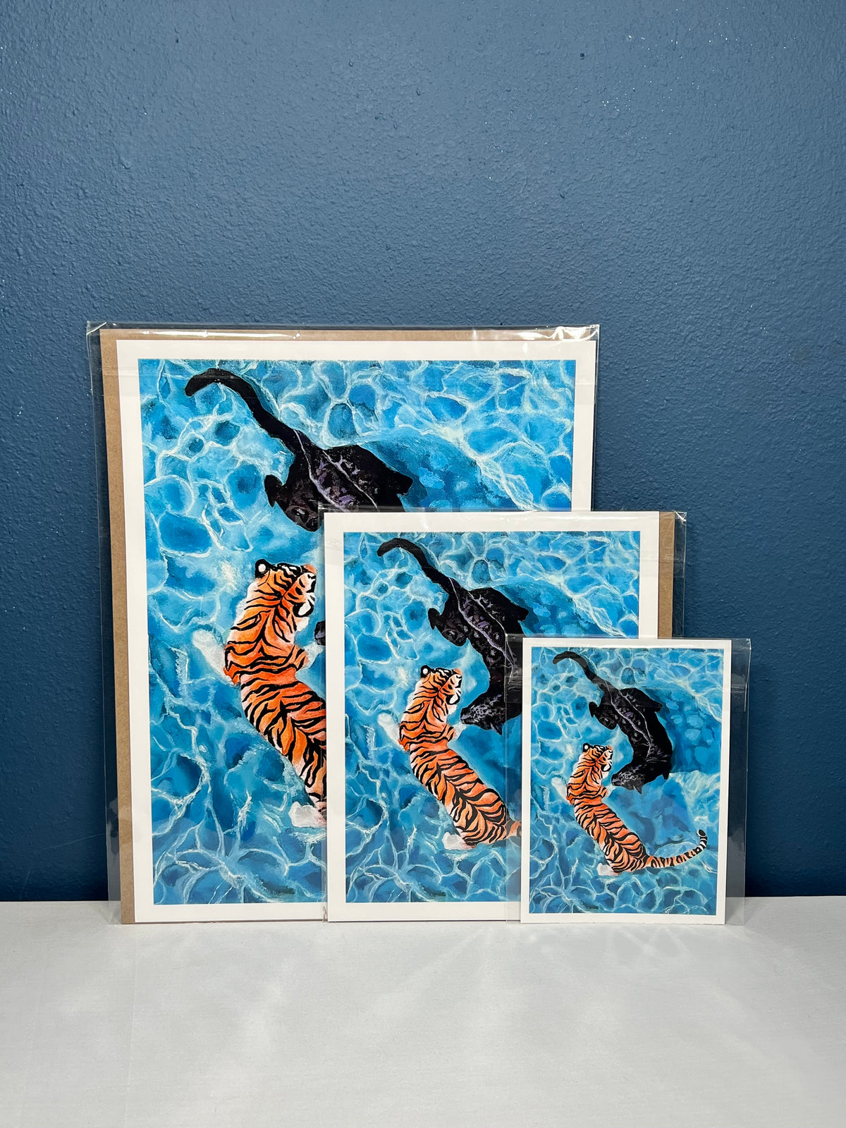 Tiger v Panther Print