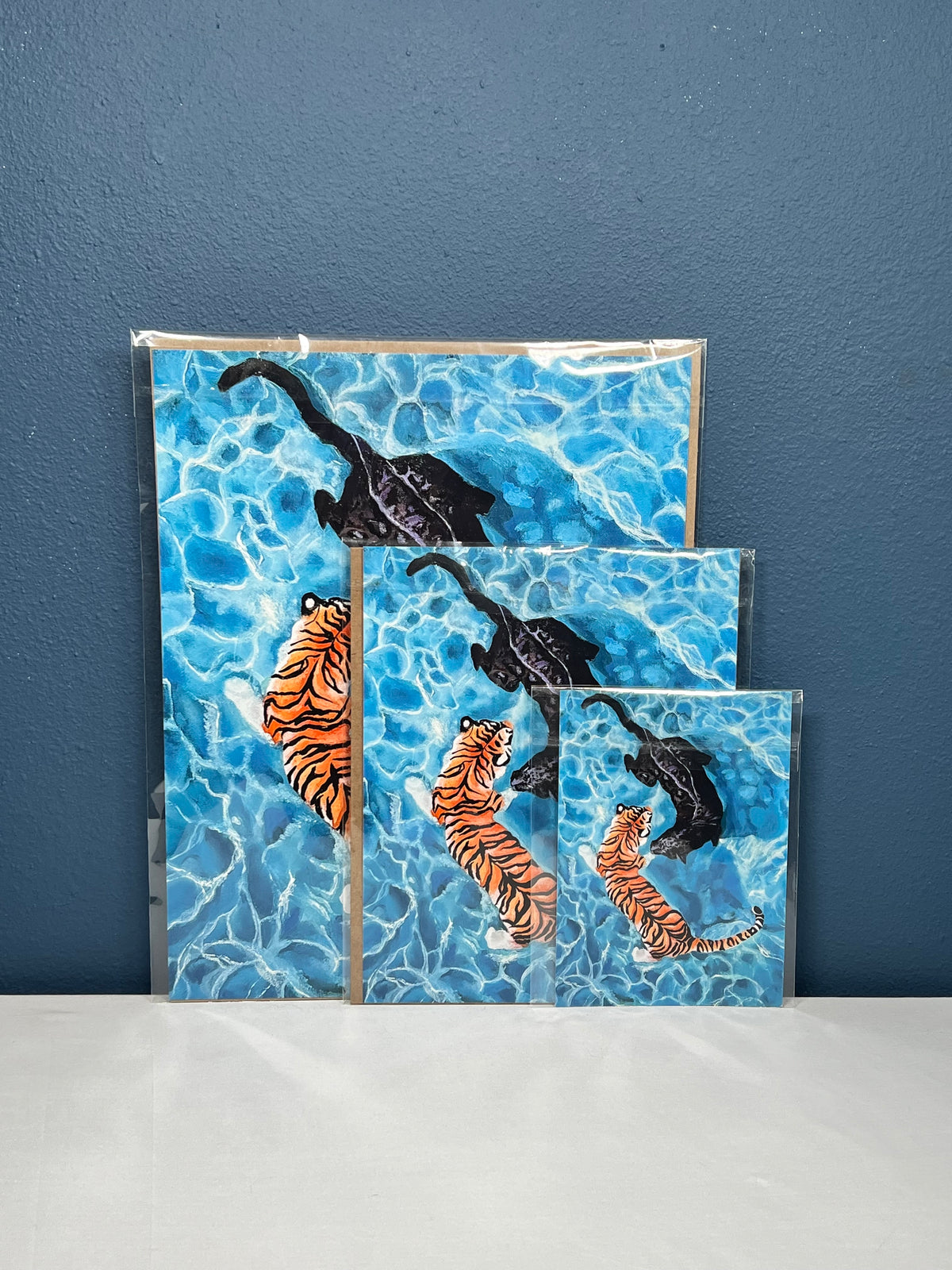 Tiger v Panther Print